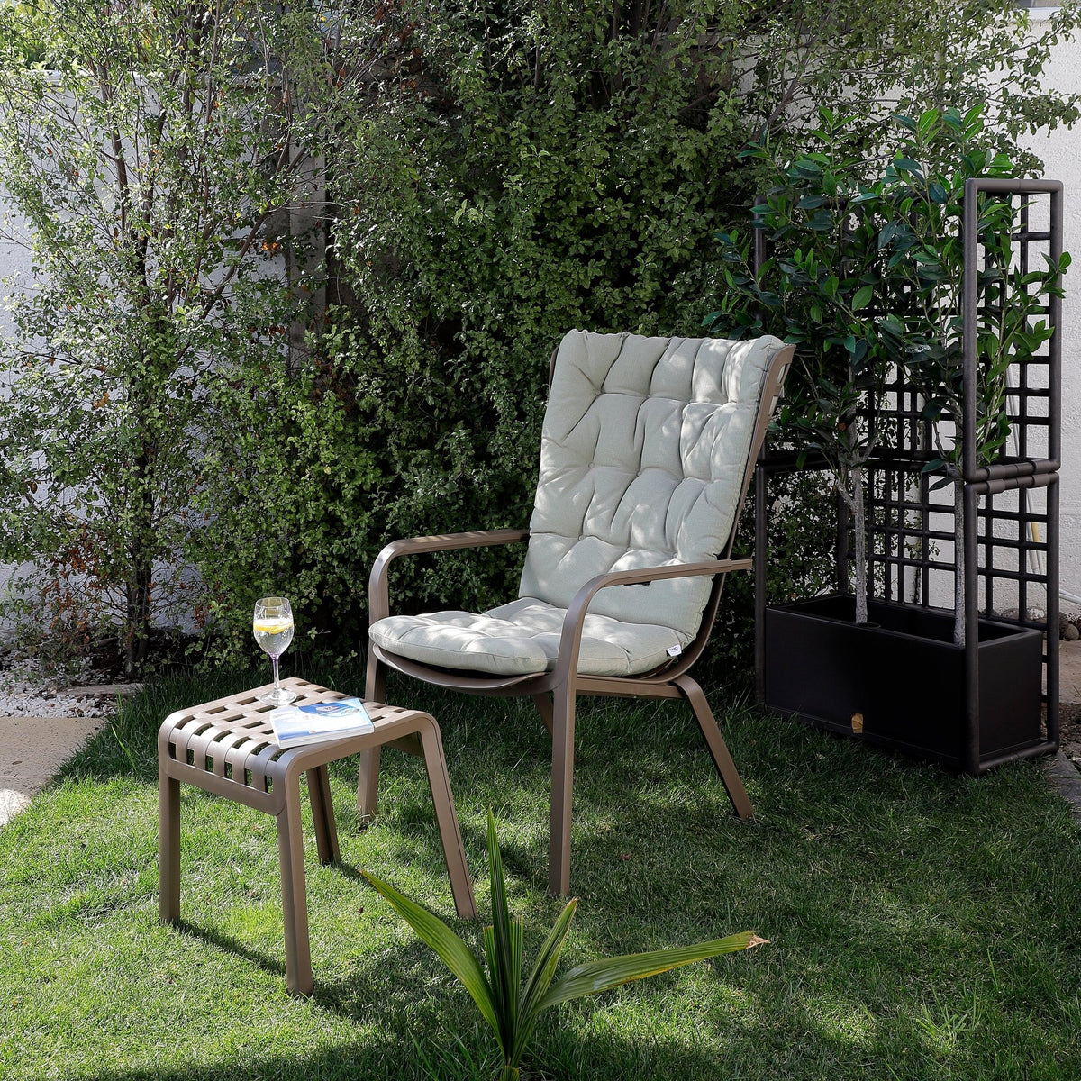 Sillón para terraza Folio con Cojín - Nardi Italia - bCasual -