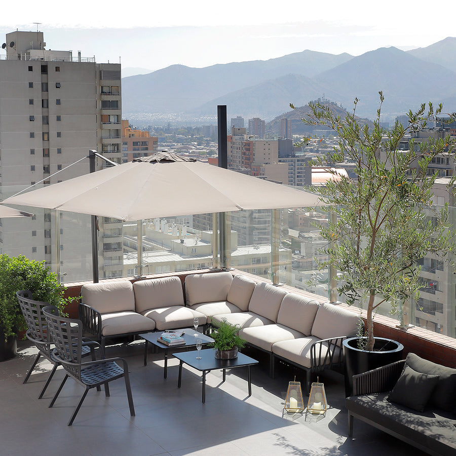 Proyecto Inmobiliaria BNV Group: Terrazas de Lujo y Confort Modular al Aire Libre