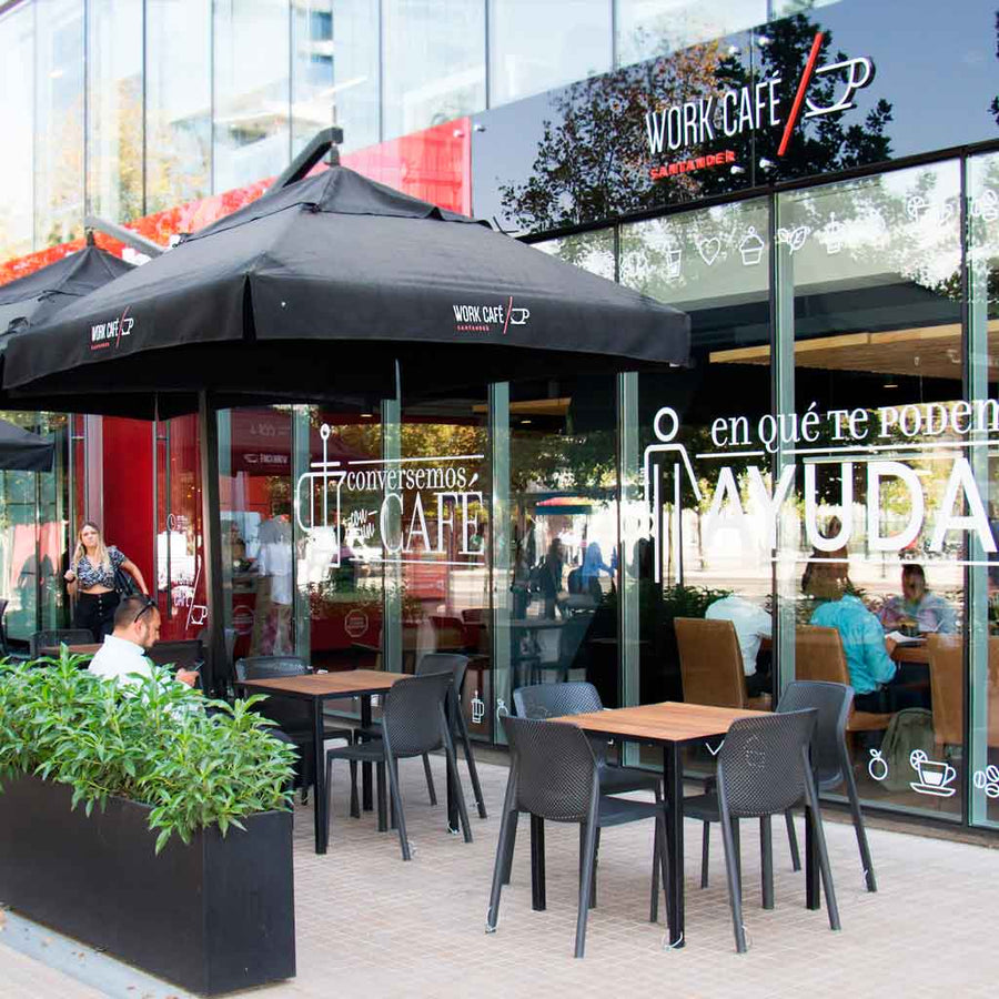 Mobiliario de Alto Tráfico: Proyecto Work/Café Santander con Sillas Bit Nardi