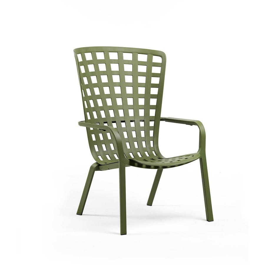 Sillón terraza Folio Nardi color Agave fondo blanco — bCasual
