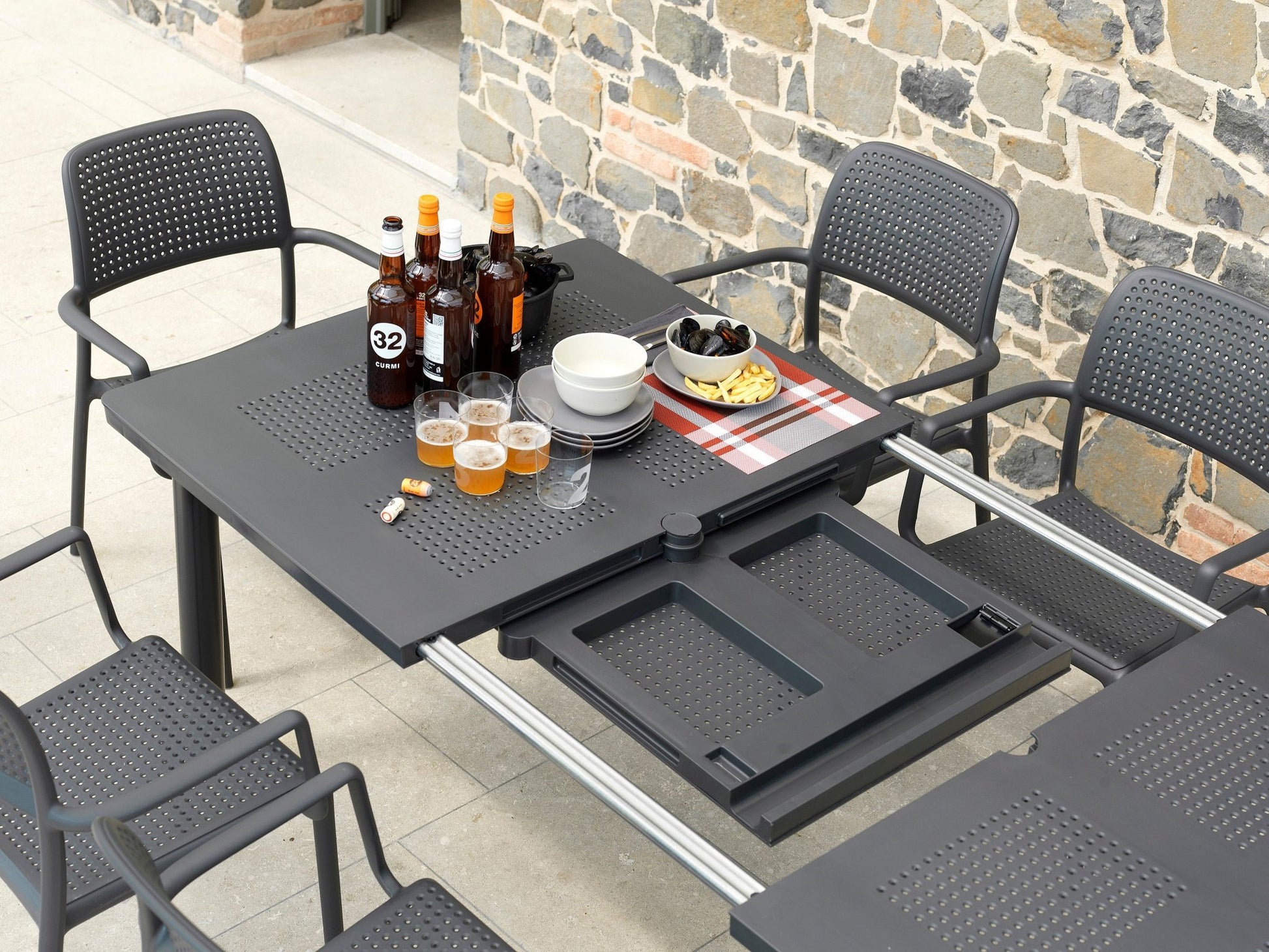 Mesa de Comedor Libeccio Extensible - Nardi Italia - bCasual - 4755202000