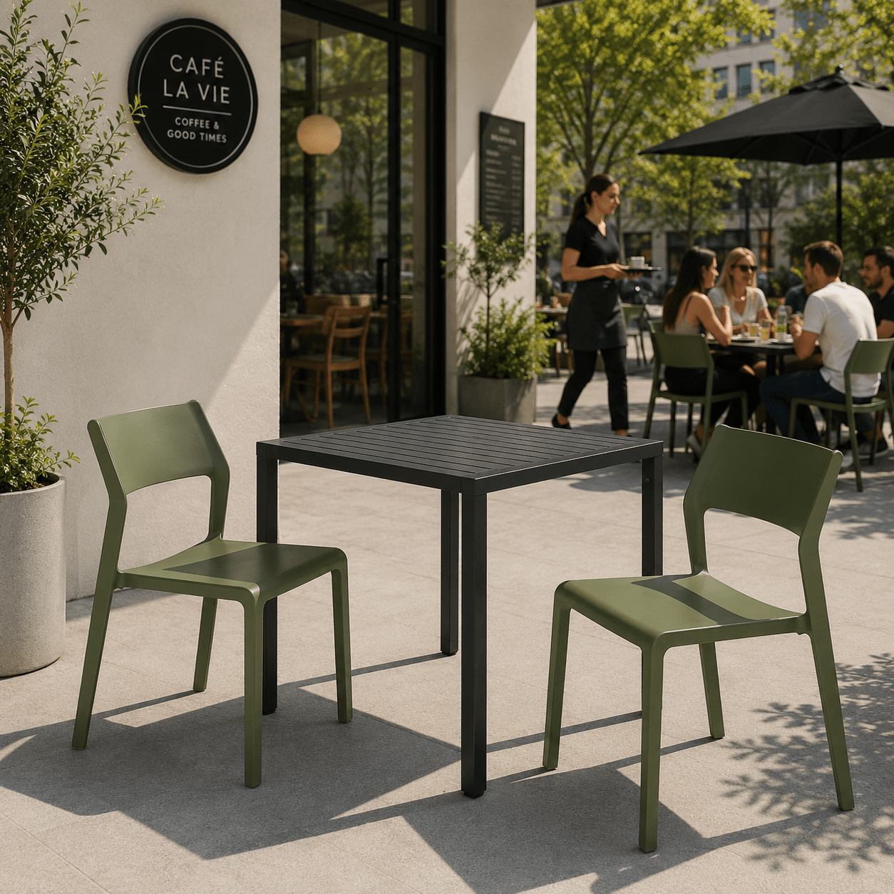 Mesa para Terraza Cube 70x70 - Nardi Italia - bCasual -4785202000
