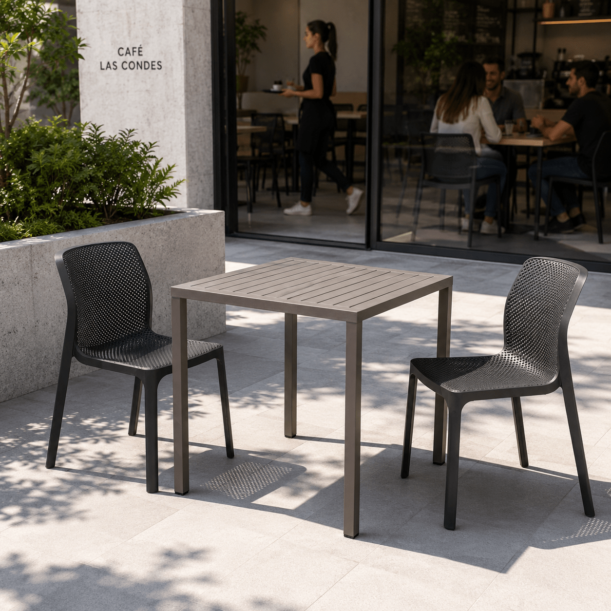 Mesa para Terraza Cube 80x80 cm - Nardi Italia - bCasual -4805202000