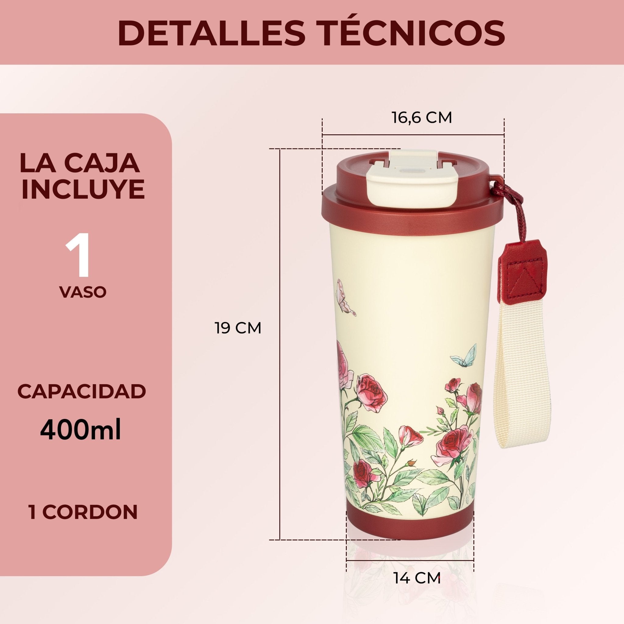 Mug Térmico Acero Inoxidable | 400ml | Bebidas Frías y Calientes - bCasual - bCasual - TMBB