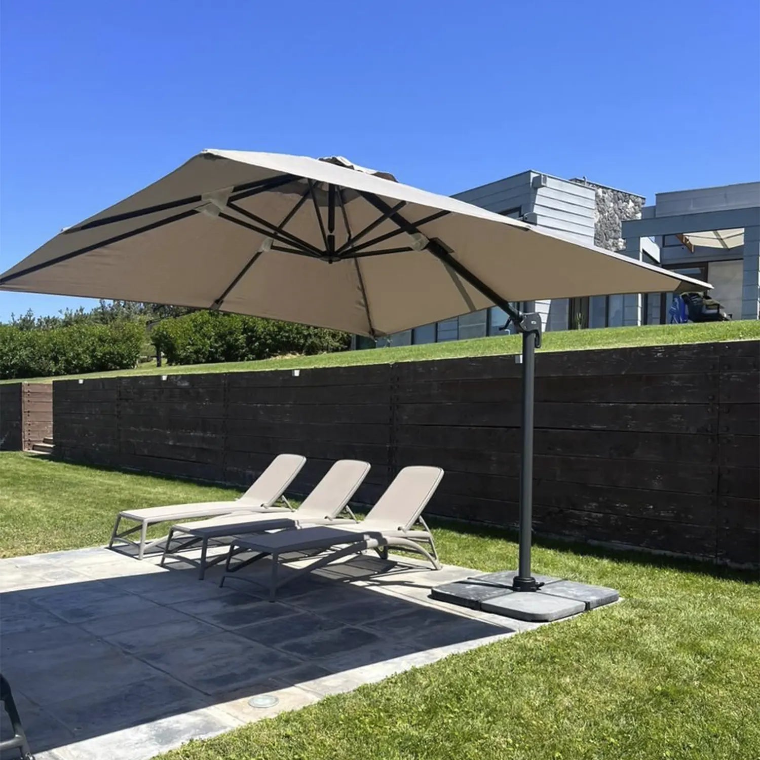 Quitasol para terraza Flexo con cruceta – Incluye base - bCasual - SGAO10C3005020P101O10