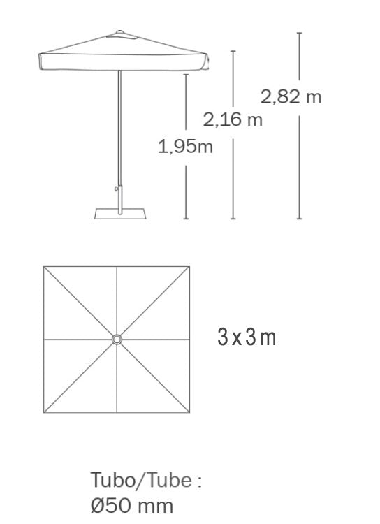 Quitasol para Terraza Formentera – Ezpeleta - bCasual - SGAO10C3000520P101O10