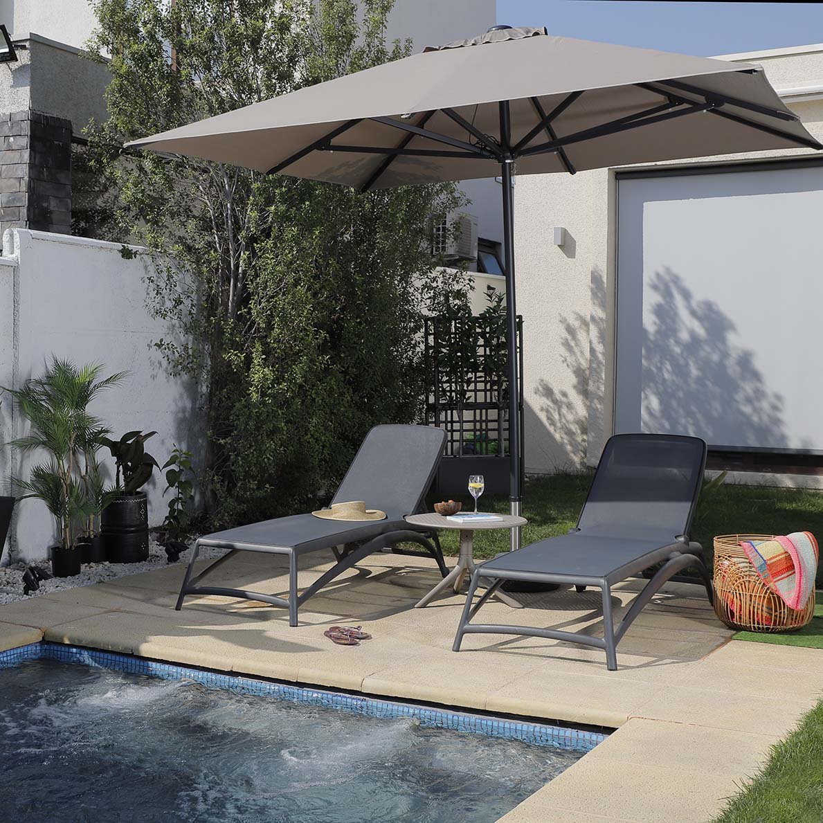 Reposera Atlántico de jardín y pisicina - Nardi Italia - bCasual - 4045002057