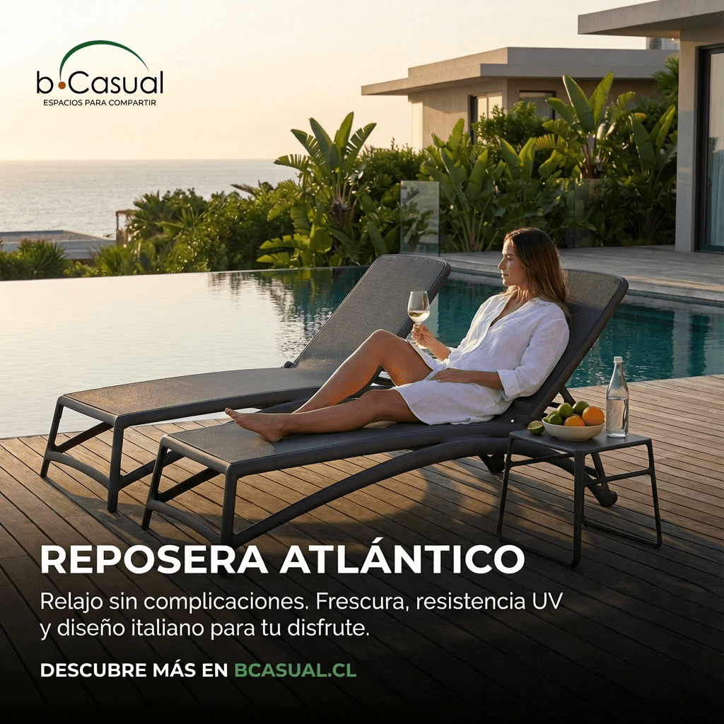 Reposera Atlántico de jardín y pisicina - Nardi Italia - bCasual - 4045002057