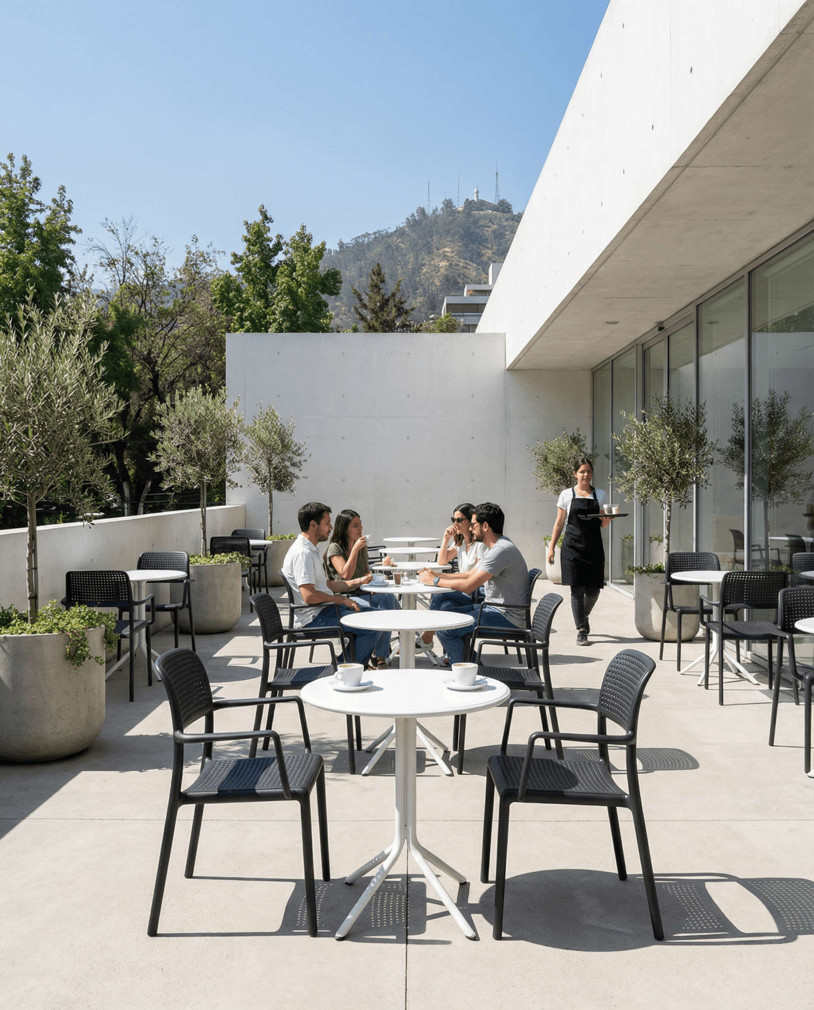 Silla para terraza Bora con Apoyabrazos - Nardi Italia - bCasual - 4024202000