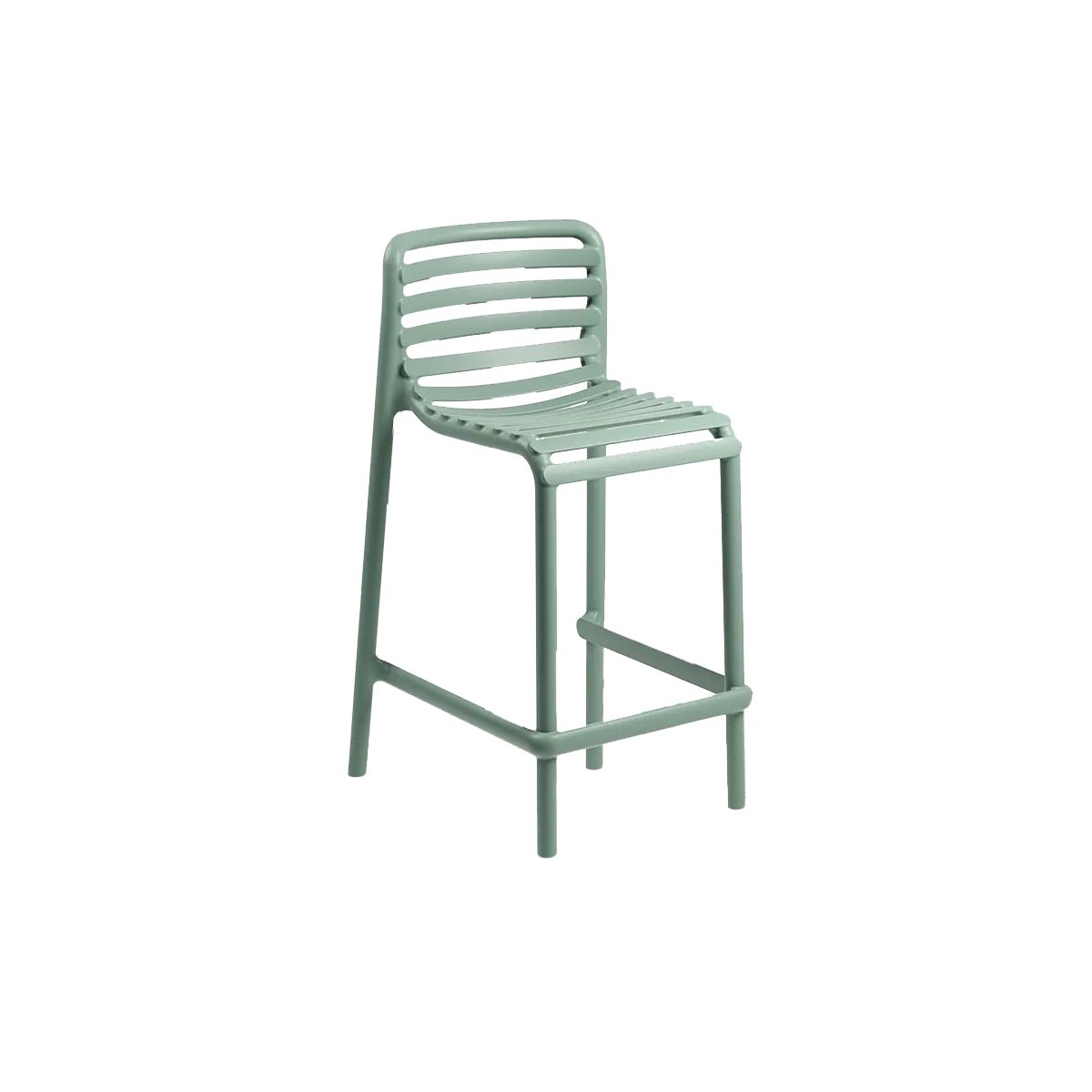 Taburete Doga 65 cm Nardi Italia color Menta — vista de tres cuartos sobre fondo blanco de estudio — bCasual