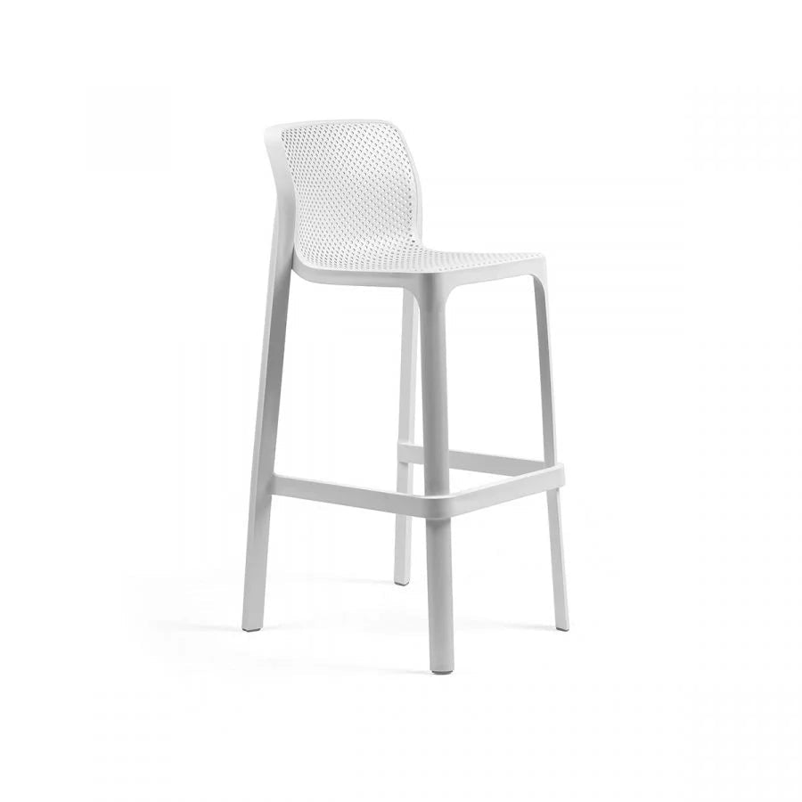 Taburete para terraza blanco Net 75 cm - Nardi Italia - bCasual - 4035500000