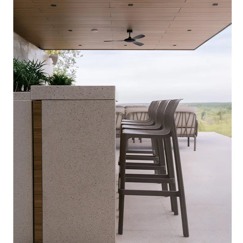 Taburete Net tortora